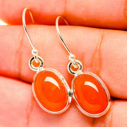 Carnelian Earrings handcrafted by Ana Silver Co - EARR419431