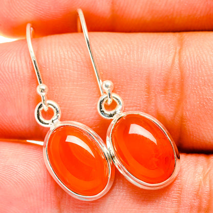 Carnelian Earrings handcrafted by Ana Silver Co - EARR419445