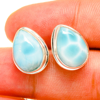 Larimar Earrings handcrafted by Ana Silver Co - EARR419449