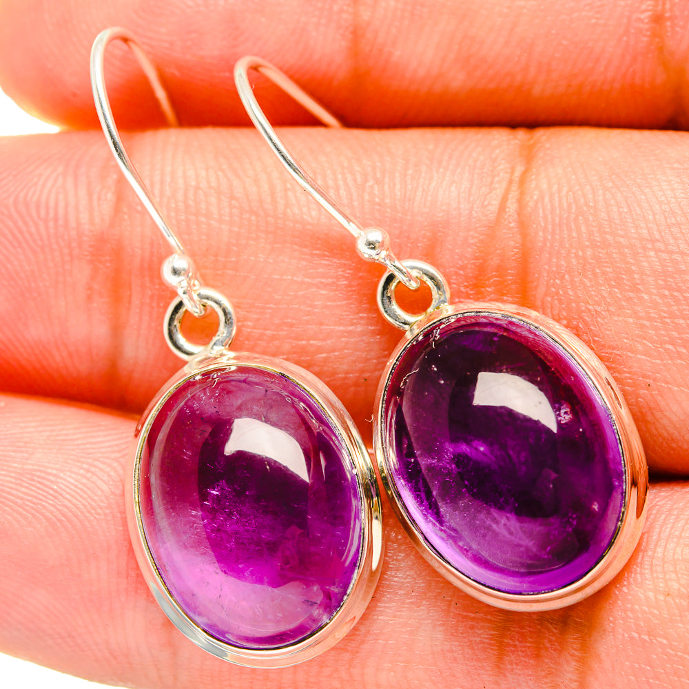 Amethyst Earrings handcrafted by Ana Silver Co - EARR419452
