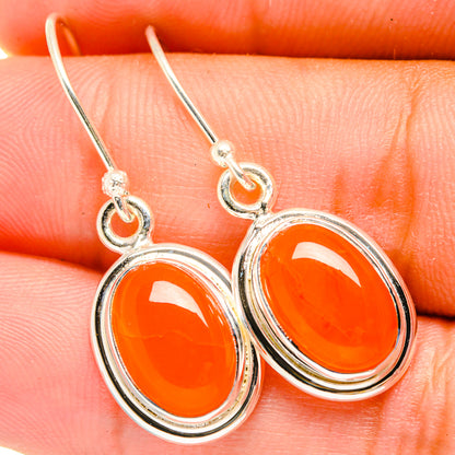 Carnelian Earrings handcrafted by Ana Silver Co - EARR419471