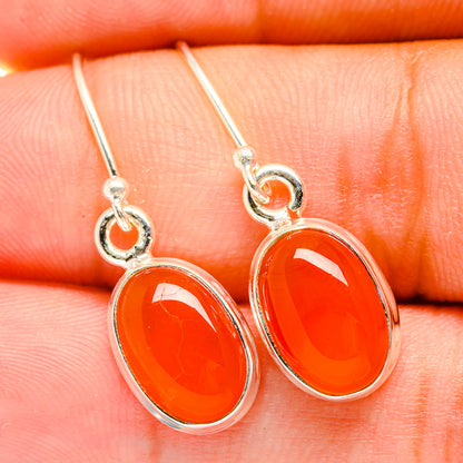 Carnelian Earrings handcrafted by Ana Silver Co - EARR419476