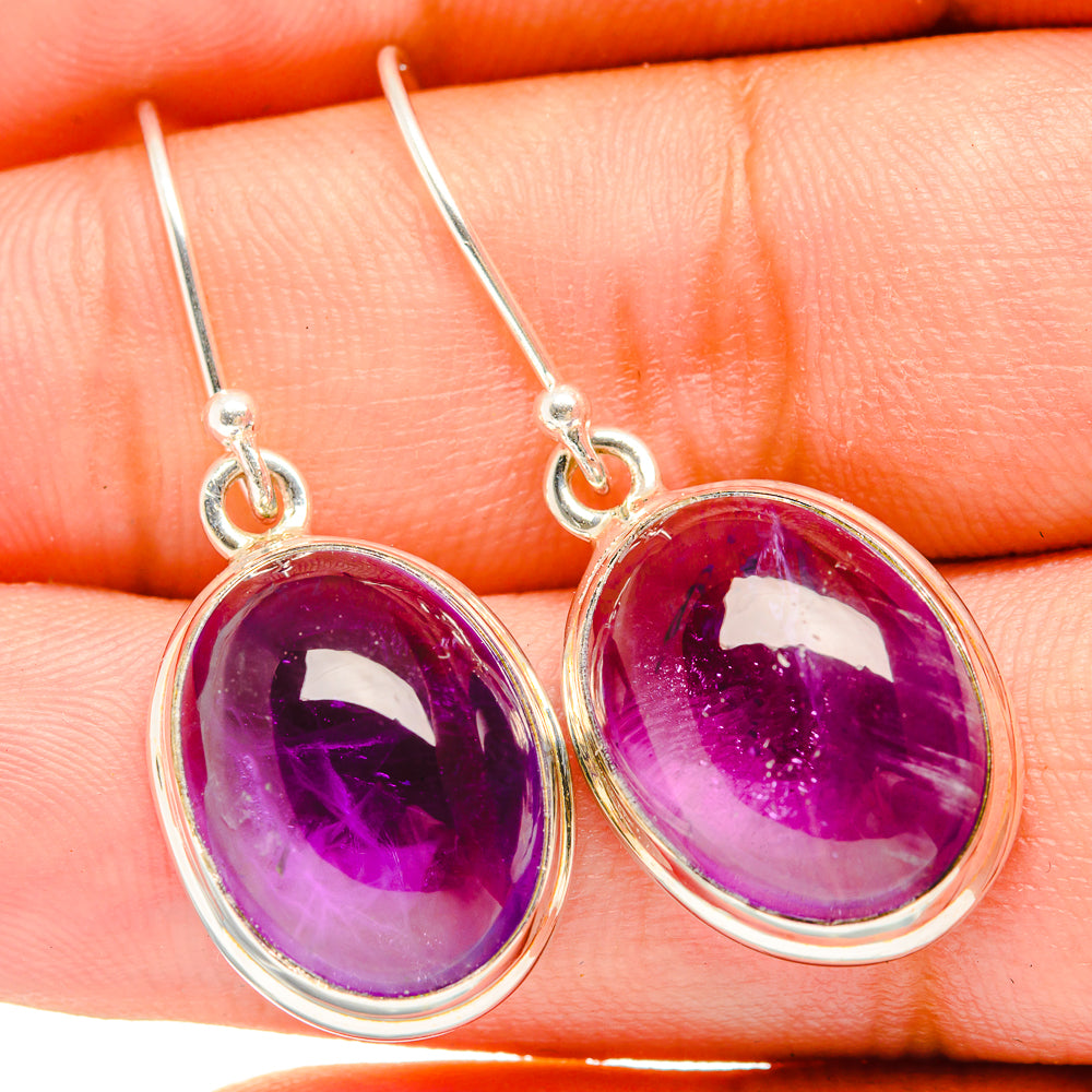 Amethyst Earrings handcrafted by Ana Silver Co - EARR419479