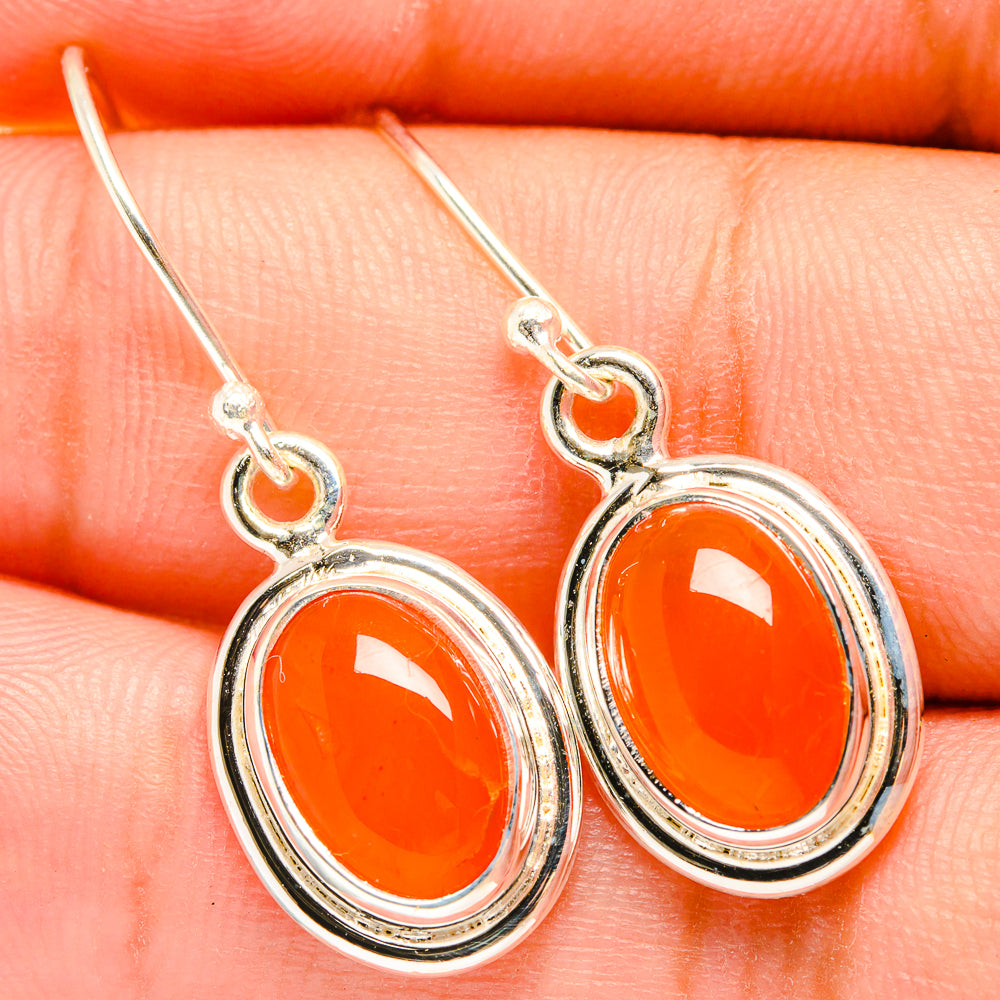 Carnelian Earrings handcrafted by Ana Silver Co - EARR419502