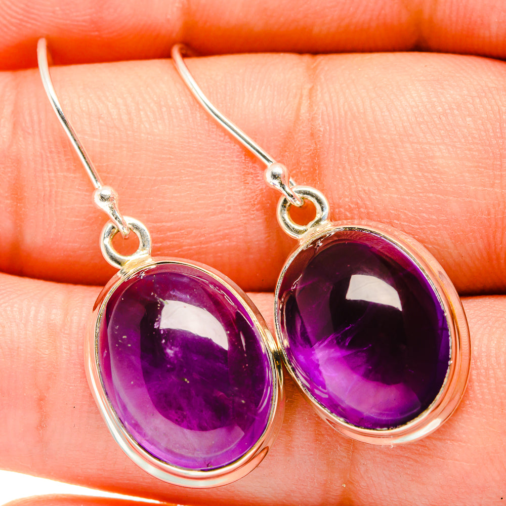 Amethyst Earrings handcrafted by Ana Silver Co - EARR419507