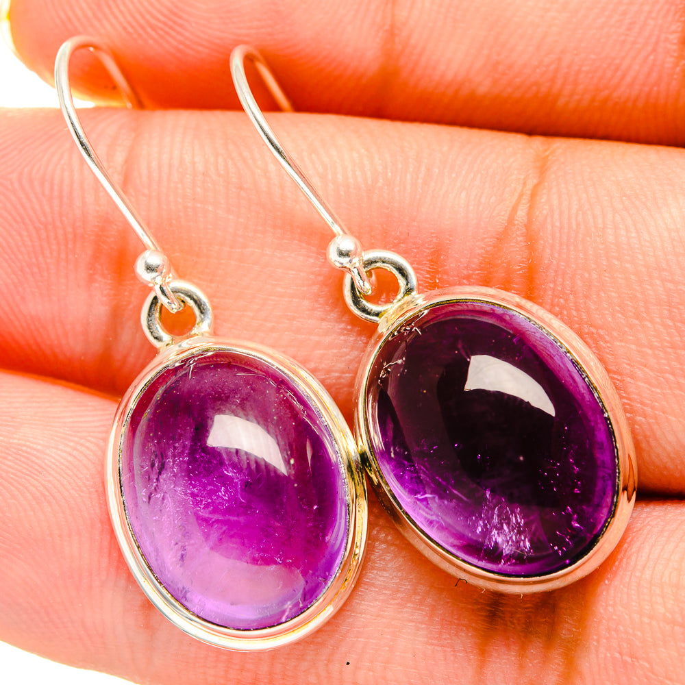 Amethyst Earrings handcrafted by Ana Silver Co - EARR419530
