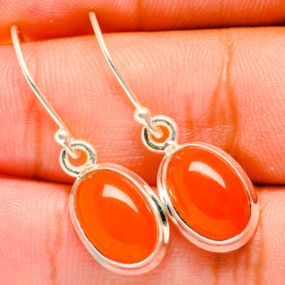 Carnelian Earrings handcrafted by Ana Silver Co - EARR419538