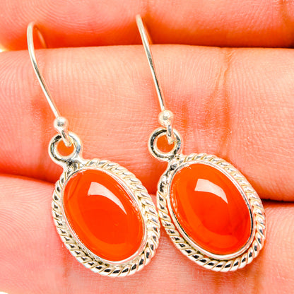 Carnelian Earrings handcrafted by Ana Silver Co - EARR419596