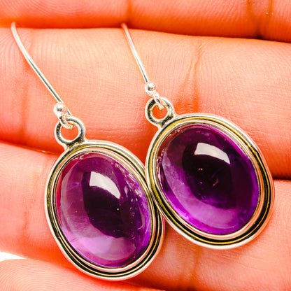 Amethyst Earrings handcrafted by Ana Silver Co - EARR419599