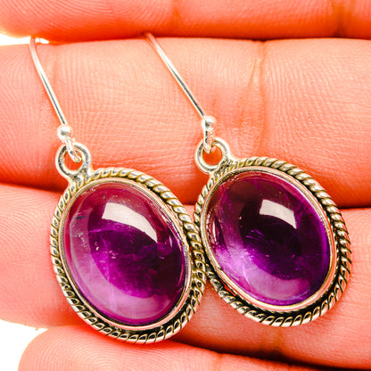 Amethyst Earrings handcrafted by Ana Silver Co - EARR419621