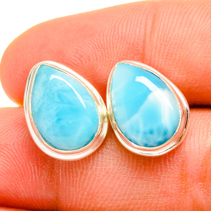Larimar Earrings handcrafted by Ana Silver Co - EARR419627