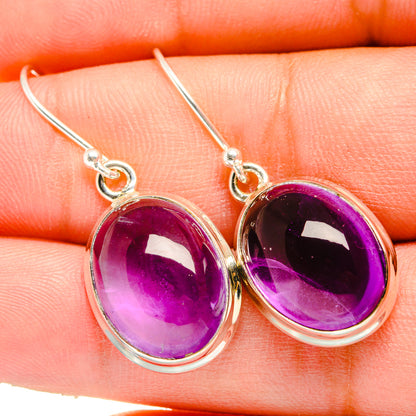 Amethyst Earrings handcrafted by Ana Silver Co - EARR419628