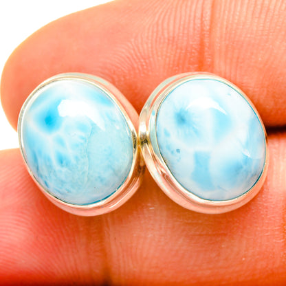 Larimar Earrings handcrafted by Ana Silver Co - EARR419647