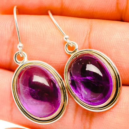 Amethyst Earrings handcrafted by Ana Silver Co - EARR419667