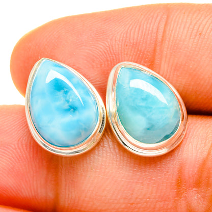 Larimar Earrings handcrafted by Ana Silver Co - EARR419670
