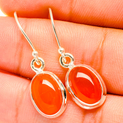 Carnelian Earrings handcrafted by Ana Silver Co - EARR419678