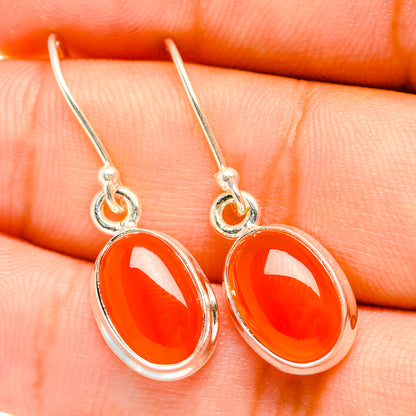 Carnelian Earrings handcrafted by Ana Silver Co - EARR419681