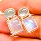 Rainbow Moonstone Earrings handcrafted by Ana Silver Co - EARR419682