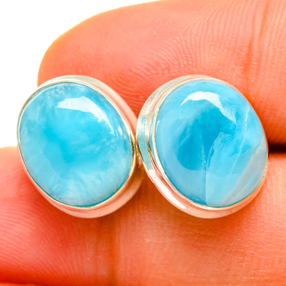 Larimar Earrings handcrafted by Ana Silver Co - EARR419695