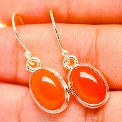 Carnelian Earrings handcrafted by Ana Silver Co - EARR419701