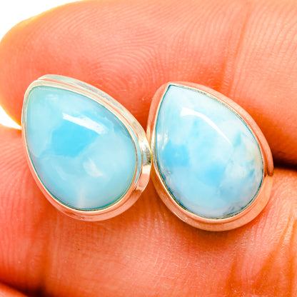 Larimar Earrings handcrafted by Ana Silver Co - EARR419702