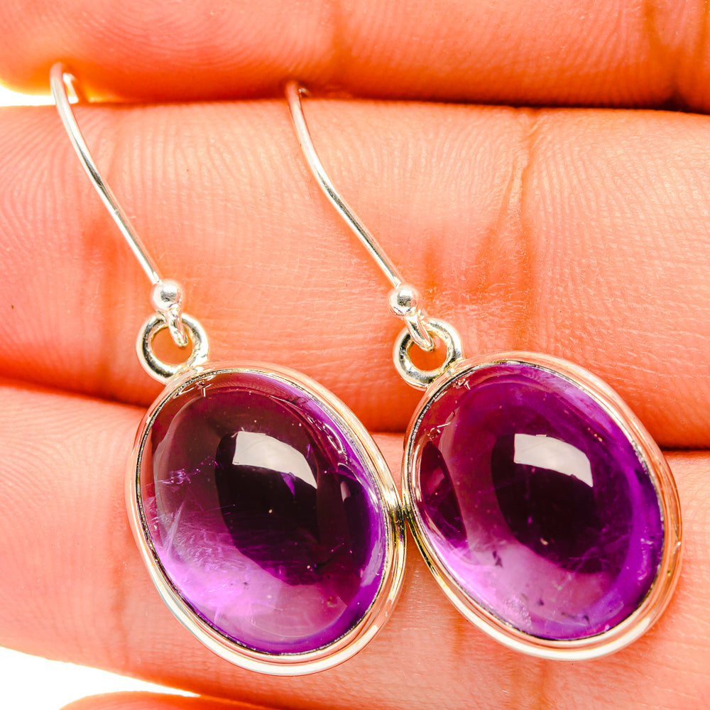 Amethyst Earrings handcrafted by Ana Silver Co - EARR419708