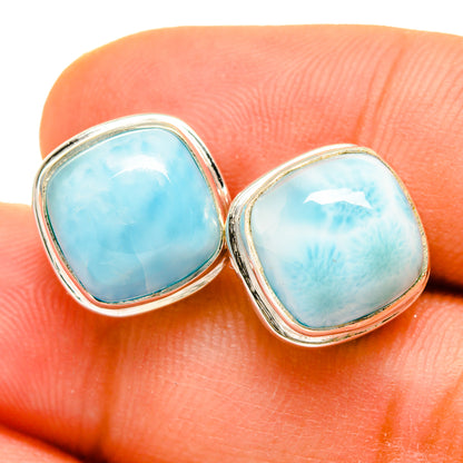 Larimar Earrings handcrafted by Ana Silver Co - EARR419713