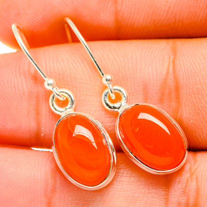 Carnelian Earrings handcrafted by Ana Silver Co - EARR419735