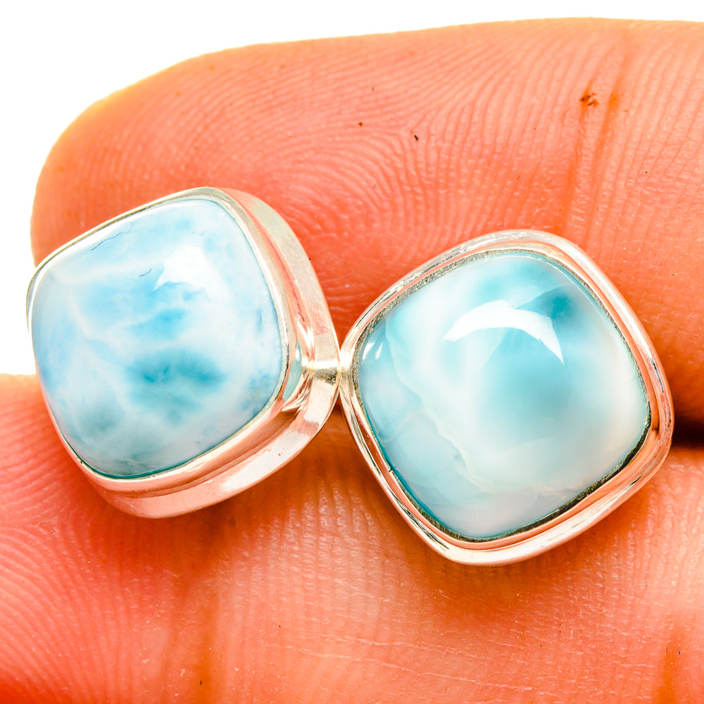 Larimar Earrings handcrafted by Ana Silver Co - EARR419744
