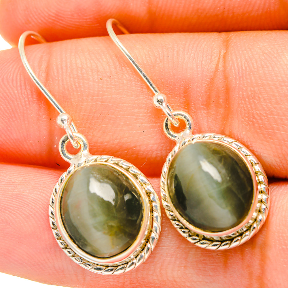 Cat's Eye Earrings handcrafted by Ana Silver Co - EARR419751