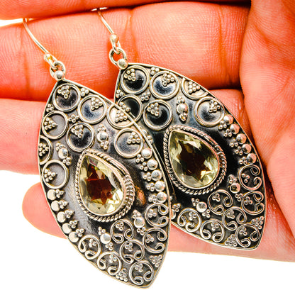 Citrine Earrings handcrafted by Ana Silver Co - EARR419767