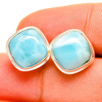 Larimar Earrings handcrafted by Ana Silver Co - EARR419779