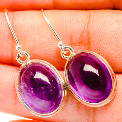 Amethyst Earrings handcrafted by Ana Silver Co - EARR419787