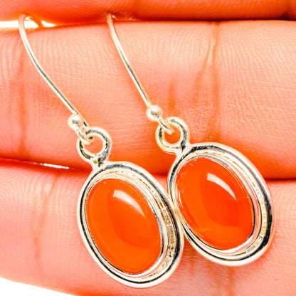 Carnelian Earrings handcrafted by Ana Silver Co - EARR419788