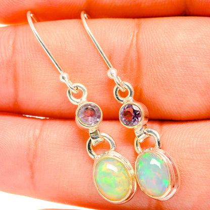 Ethiopian Opal Earrings handcrafted by Ana Silver Co - EARR419790
