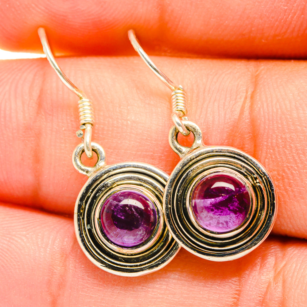 Amethyst Earrings handcrafted by Ana Silver Co - EARR419792