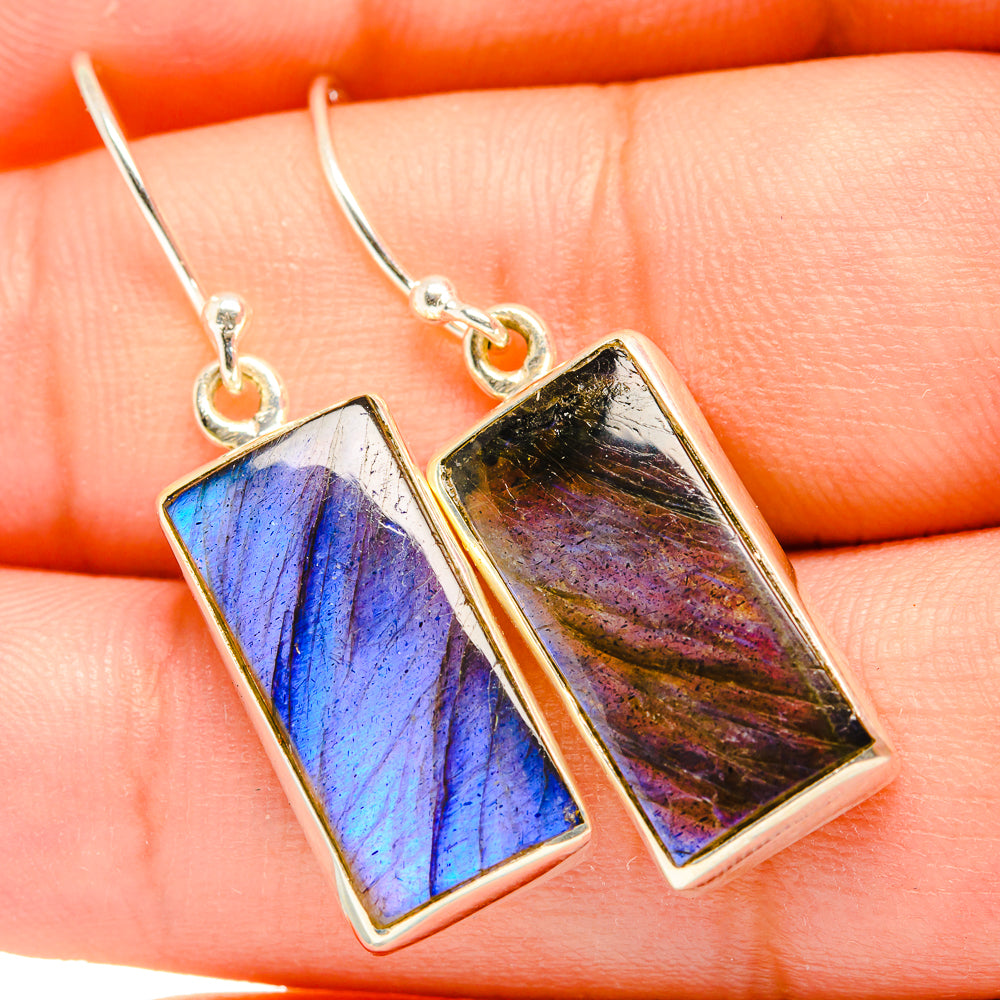 Labradorite Earrings handcrafted by Ana Silver Co - EARR419794