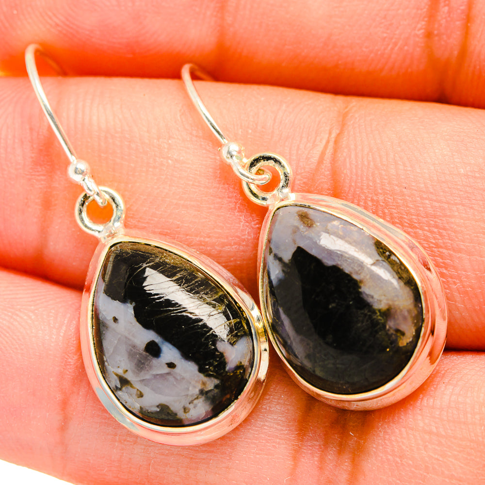 Gabbro Stone Earrings handcrafted by Ana Silver Co - EARR419795