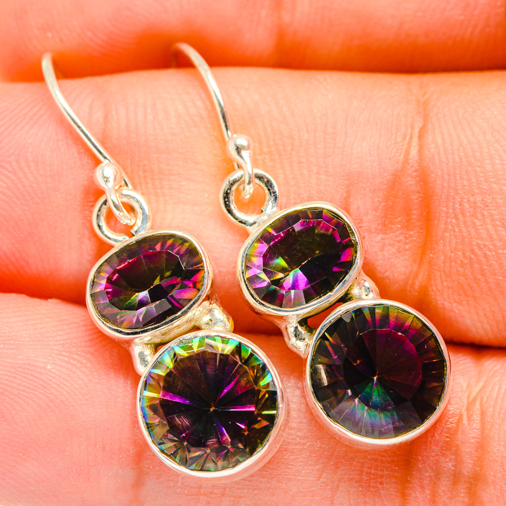 Mystic Topaz Earrings handcrafted by Ana Silver Co - EARR419803