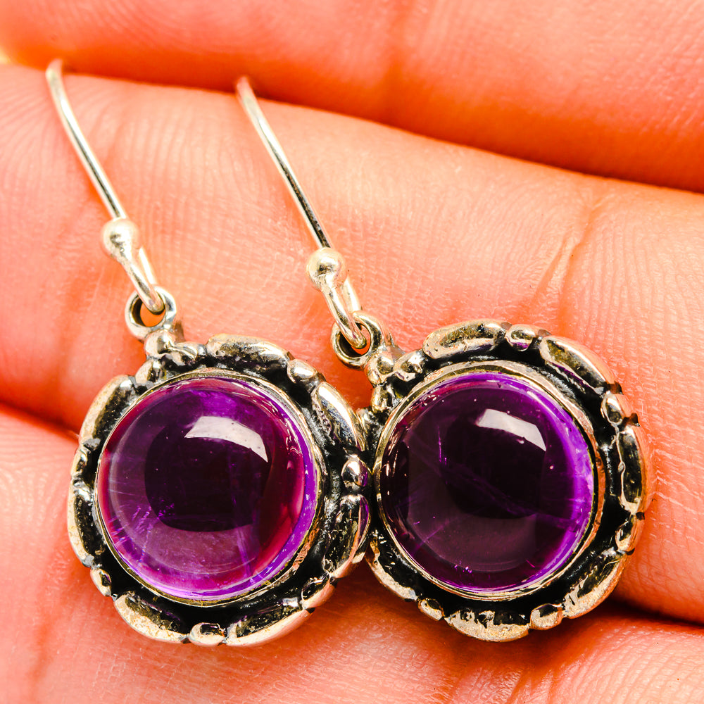 Amethyst Earrings handcrafted by Ana Silver Co - EARR419808