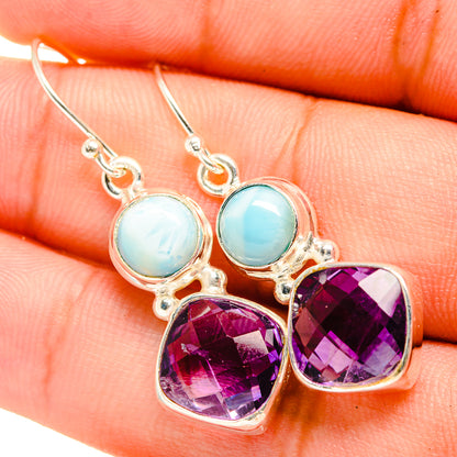 Amethyst Earrings handcrafted by Ana Silver Co - EARR419817