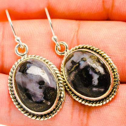 Gabbro Stone Earrings handcrafted by Ana Silver Co - EARR419819