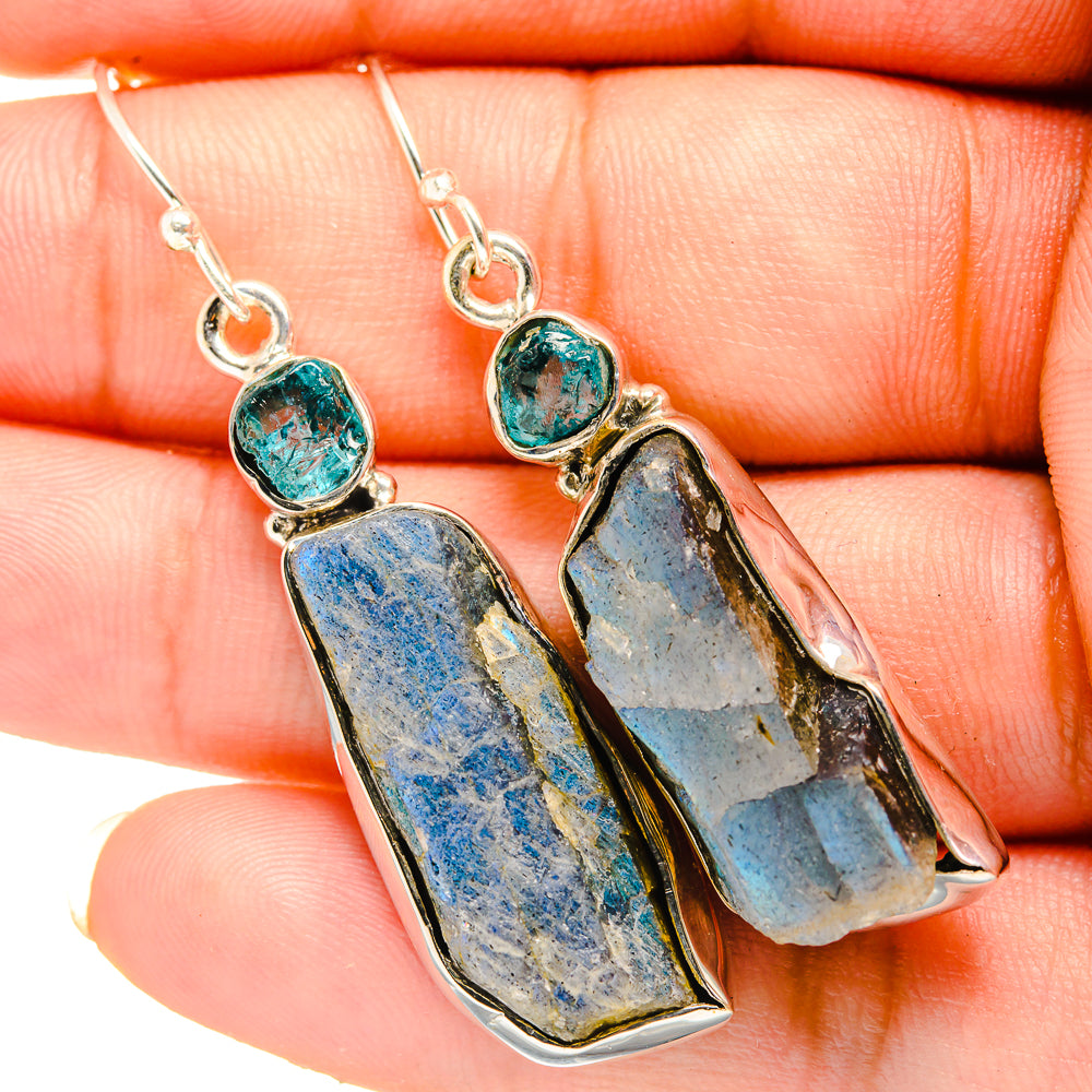 Labradorite Earrings handcrafted by Ana Silver Co - EARR419820