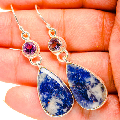 Sodalite Earrings handcrafted by Ana Silver Co - EARR419830