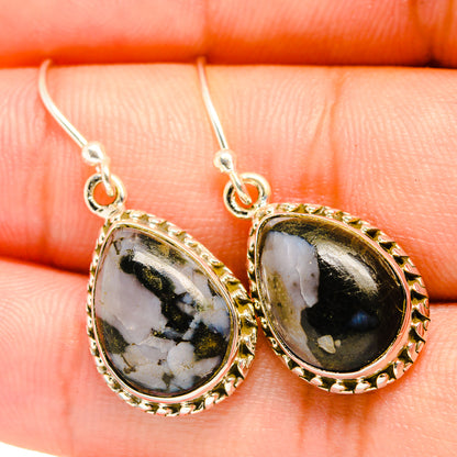 Gabbro Stone Earrings handcrafted by Ana Silver Co - EARR419832