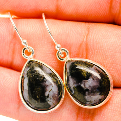 Gabbro Stone Earrings handcrafted by Ana Silver Co - EARR419838