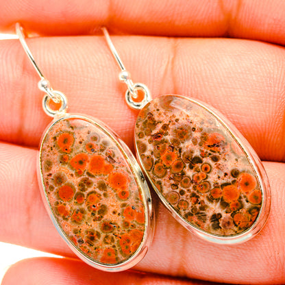 Poppy Jasper Earrings handcrafted by Ana Silver Co - EARR419839