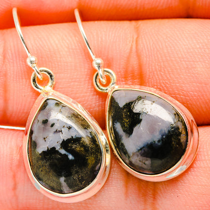 Gabbro Stone Earrings handcrafted by Ana Silver Co - EARR419842
