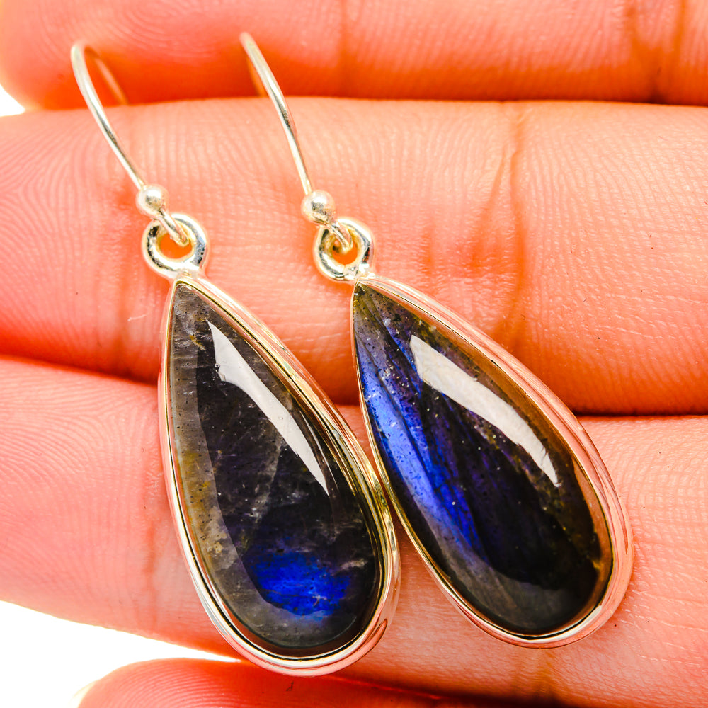 Labradorite Earrings handcrafted by Ana Silver Co - EARR419844