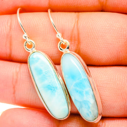 Larimar Earrings handcrafted by Ana Silver Co - EARR419846